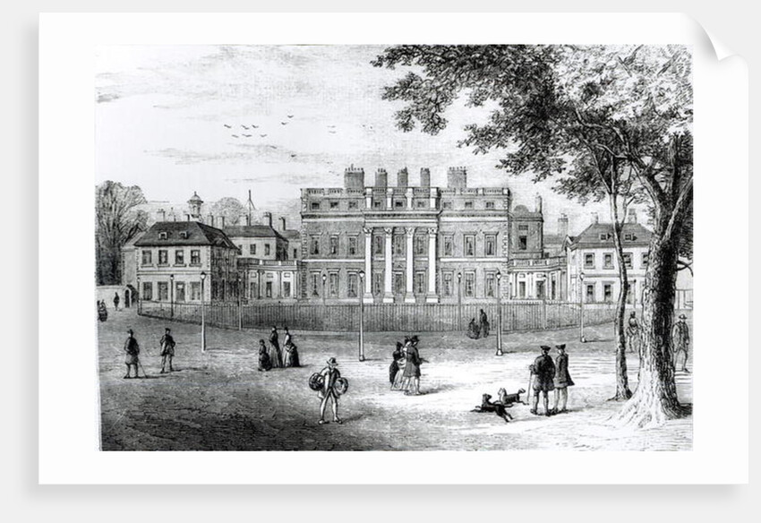 Buckingham House in 1775 by English School