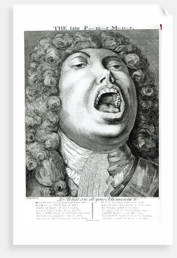 The Late Premier Minister. by English School