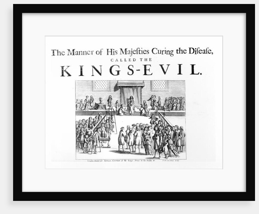 The Manner of his Majesty Curing the Disease Called the King's-Evil by English School