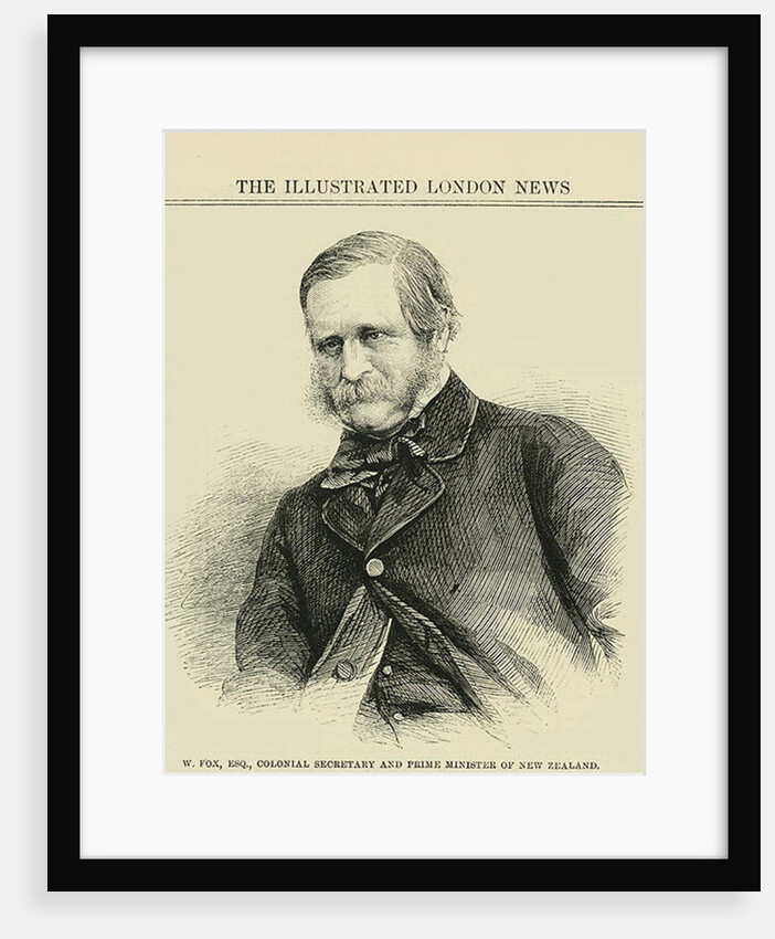 William Fox, Esq. from 'The Illustrated London News', November 1861 by English School