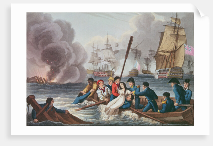 Anecdote at the Battle of Trafalgar by William Heath