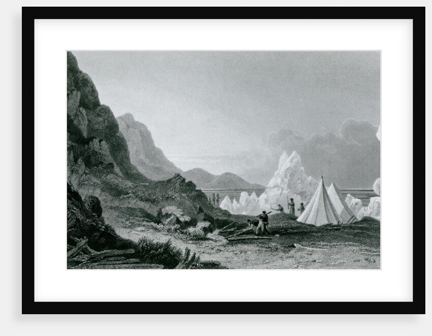 Franklin's expedition first detained by the ice, 1826 by George (after) Back