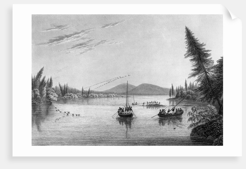 View from Morgan's Rocks in Hill River by Edward Francis Finden