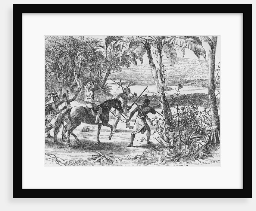 I saw with infinite pleasure the great object of my mission, - the long sought for majestic Niger, glittering to the morning sun, 1860 by Mungo Park (after)