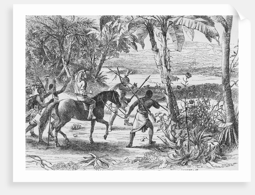 I saw with infinite pleasure the great object of my mission, - the long sought for majestic Niger, glittering to the morning sun, 1860 by Mungo Park (after)