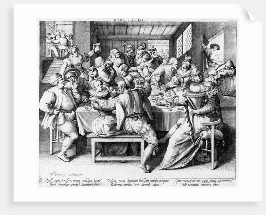 The Feast, c.1600 by Maarten de (after) Vos