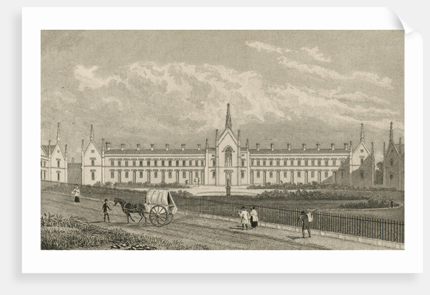 Whittington's Almshouses Highgate, 1827 by Thomas Hosmer Shepherd