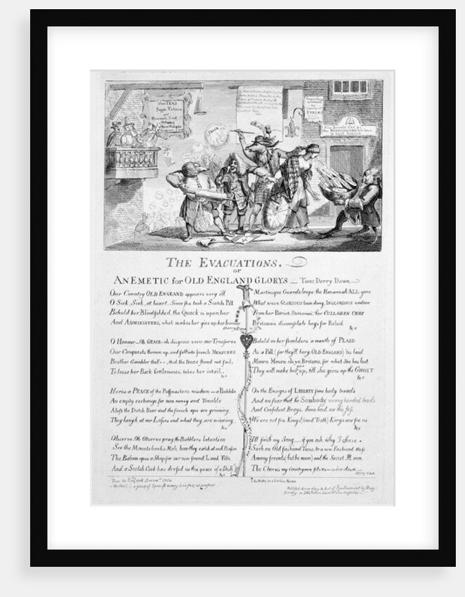 The Evacuations or An Emetic for Old England Glorys, 1762 by Paul Sandby
