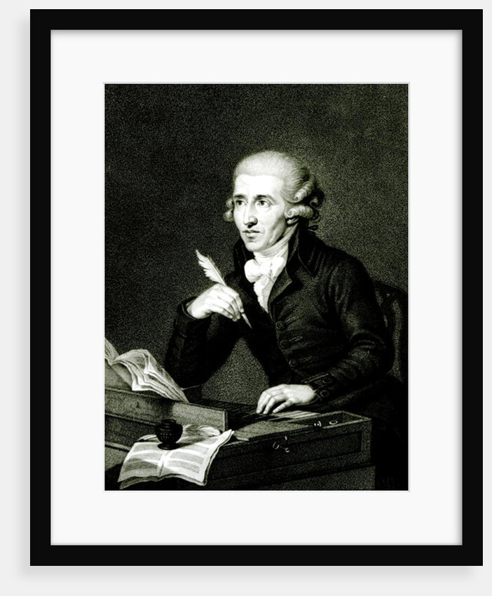Joseph Haydn c.1770 by Ludwig Guttenbrunn