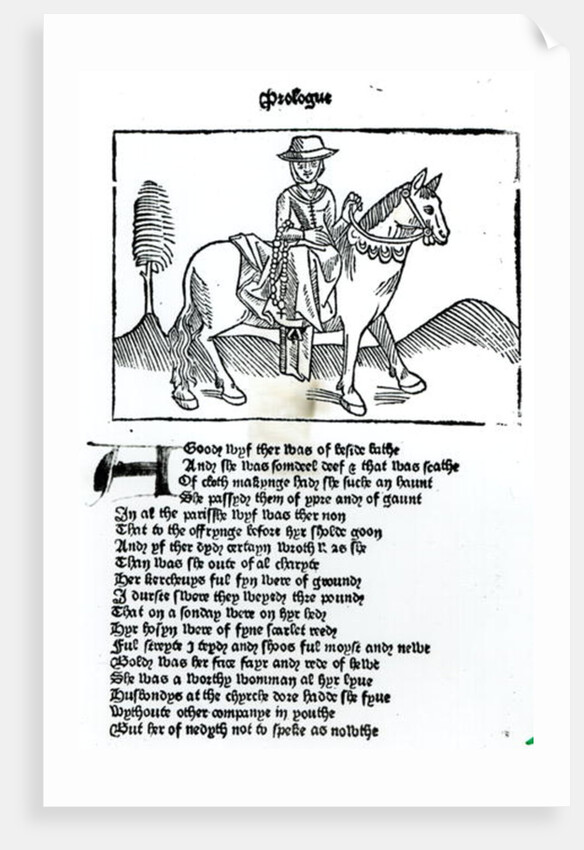 The Wife of Bath by English School