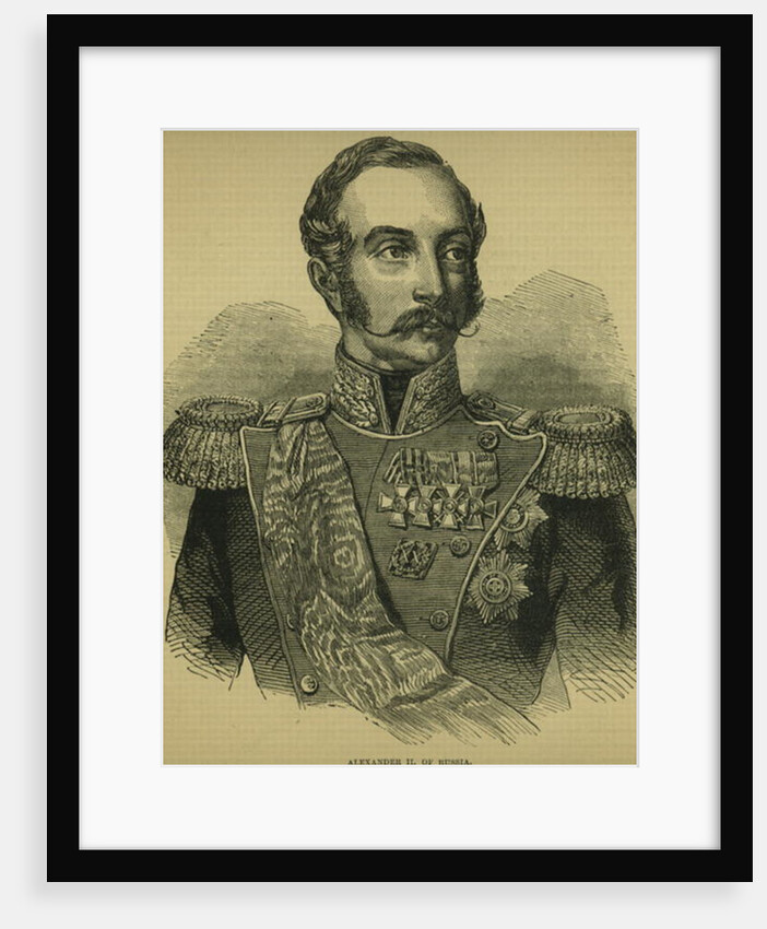 Alexander II of Russia by Russian School