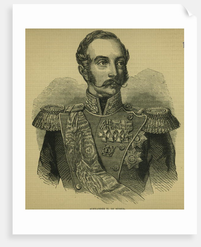 Alexander II of Russia by Russian School