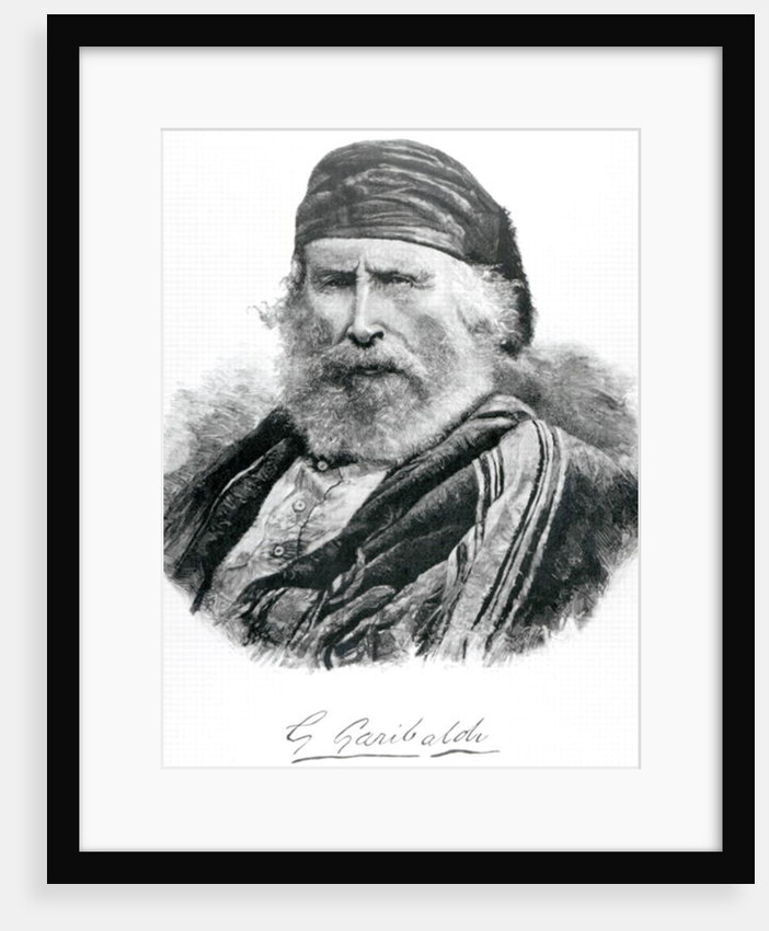 Portrait of Giuseppe Garibaldi by Italian School