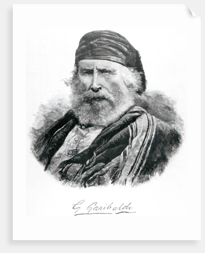 Portrait of Giuseppe Garibaldi by Italian School