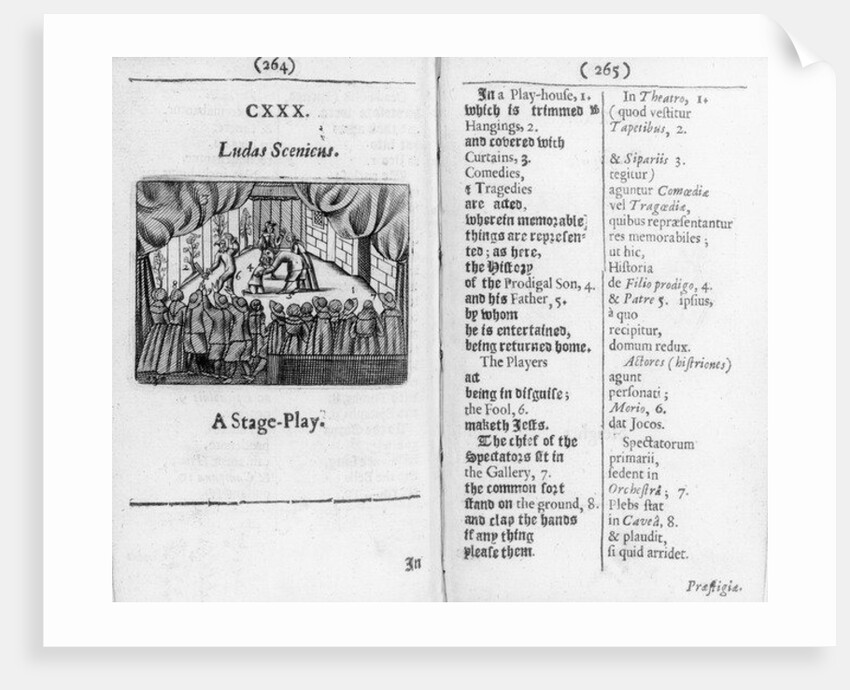 Boys' races from 'Orbis Sensualium Pictus', 1658 by John Amos Comenius