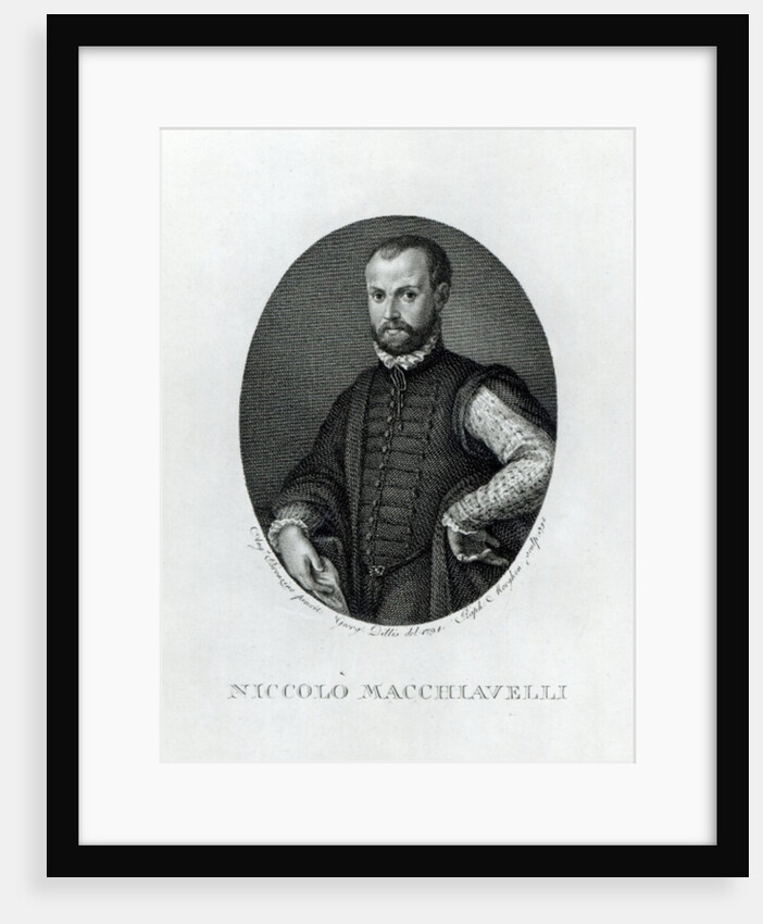 Portrait of Niccolo Machiavelli by Agnolo Bronzino