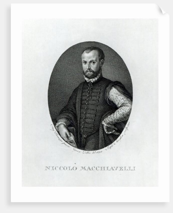 Portrait of Niccolo Machiavelli by Agnolo Bronzino