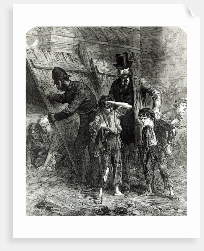 A London School-Board Capture, 2.40am, 1871 by English School