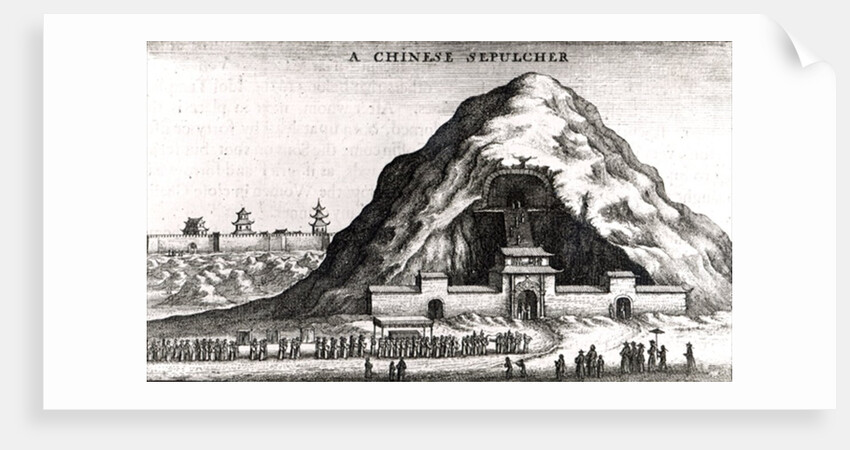 A Chinese Sepulcher, 1669 by English School
