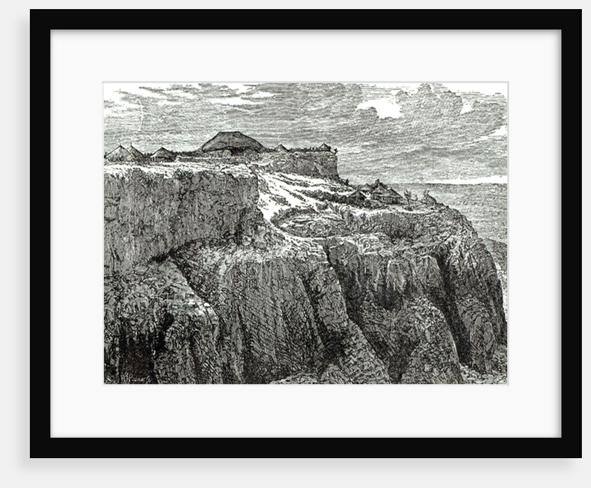 King Theodore's House, Magdala from 'Cassell's Illustrated History of England', 1868 by English School