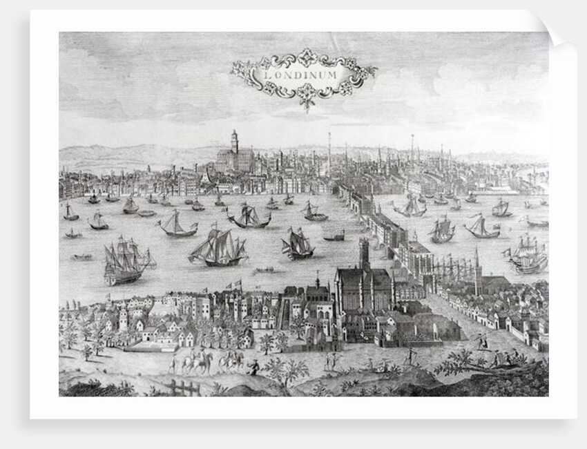 View of London by French School