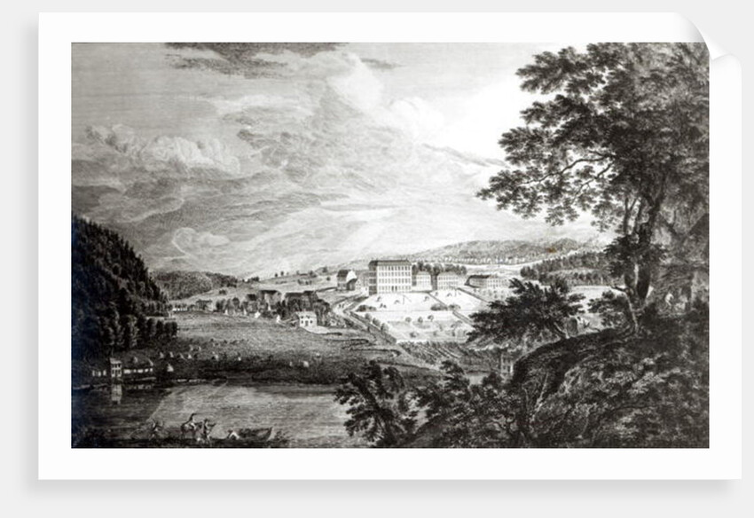 A View of Bethlem the Great Moravian Settlement in the province of Pennsylvania from 'Scenographia Americana', 1768 by Paul Sandby