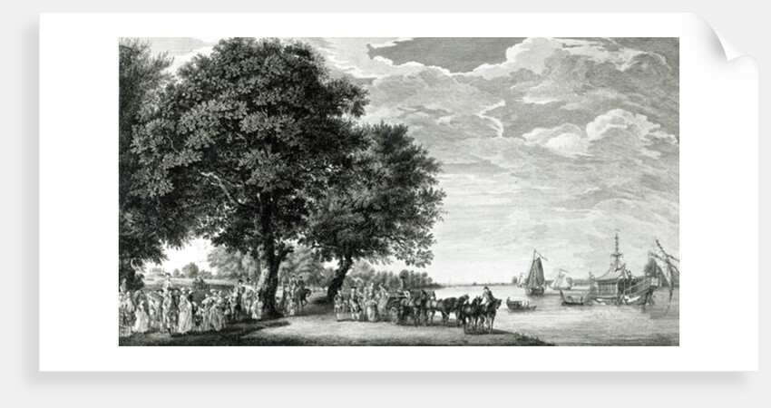 View of the North side of the Virginia river near Manour Lodge by Paul and/or Sandby Thomas Sandby