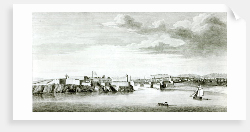 A Prospect of the Moro Castle and City of Havana from the sea by English School
