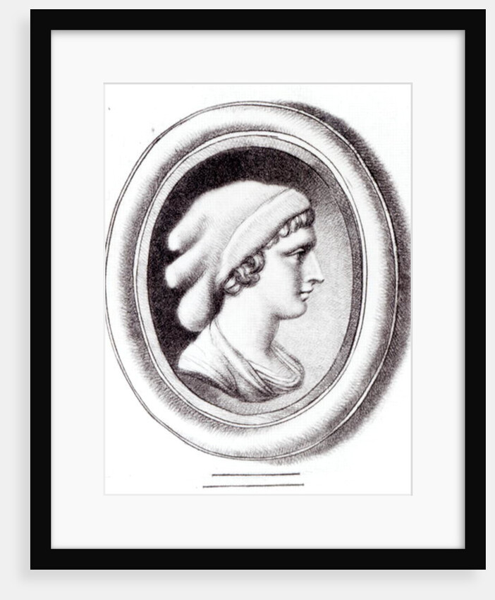 Portrait of Sappho by Thomas Worlidge
