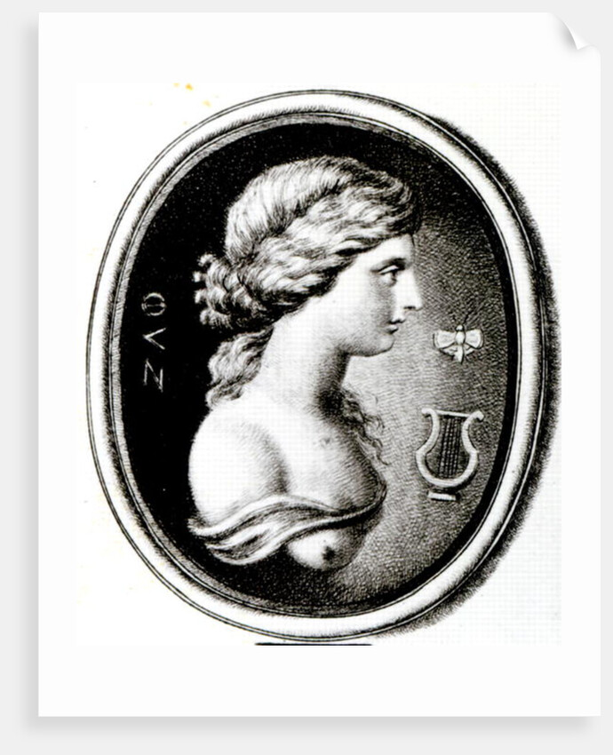 Portrait of Sappho by Thomas Worlidge