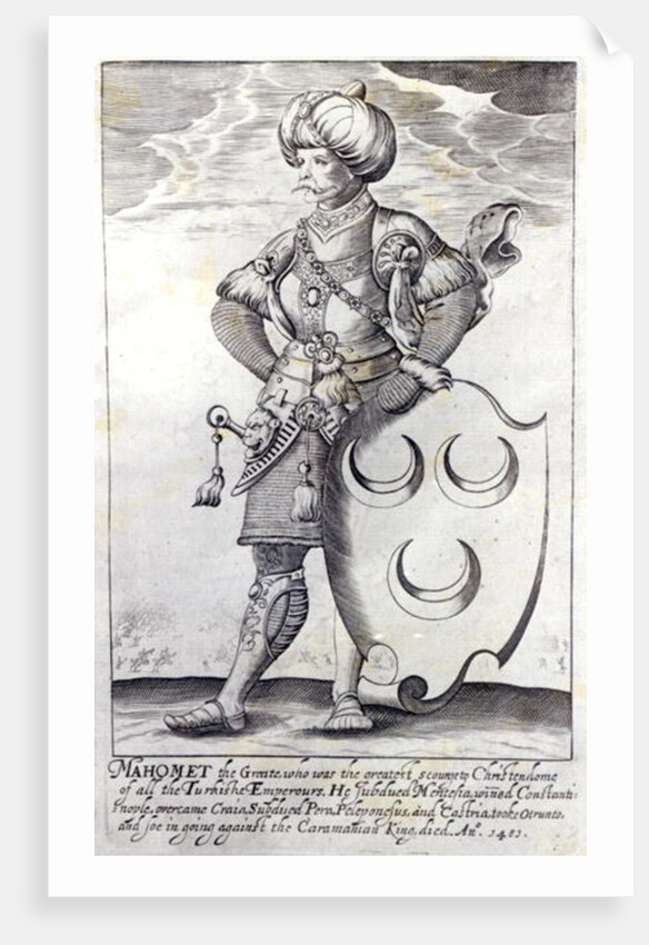 Portrait of Mehmed II by English School