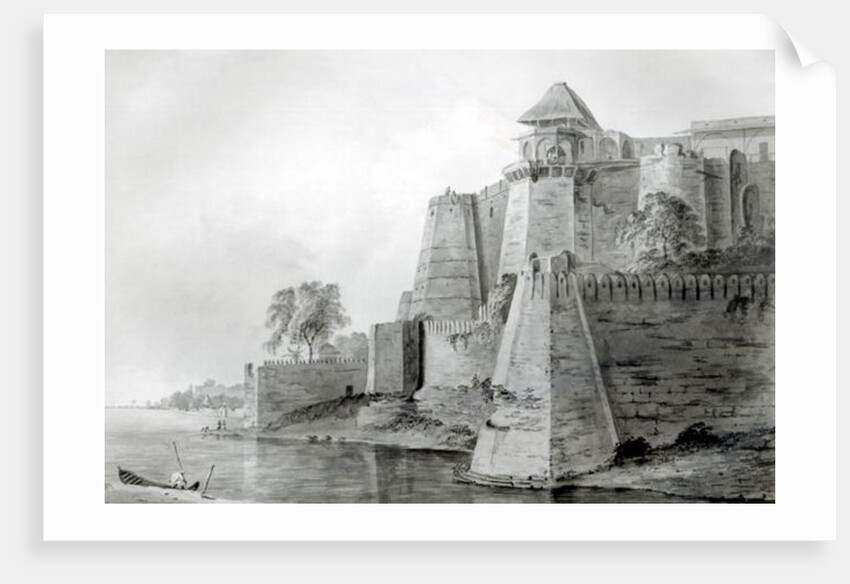 Fort on the Yamuna River, India by William Orme