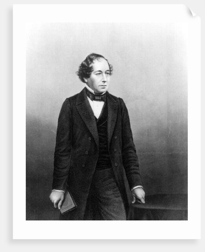 Benjamin Disraeli,engraved by D.J.Pound from a photograph by John Jabez Edwin Paisley Mayall