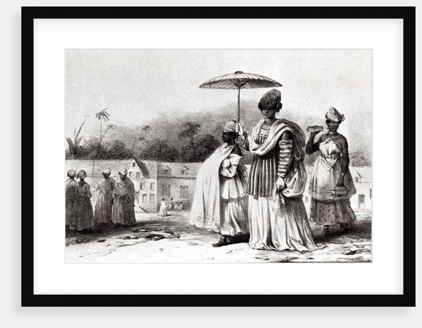 Lady taking a child to Baptism by Pierre J. Benoit