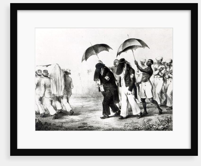 Negro Funeral Procession by Pierre J. Benoit