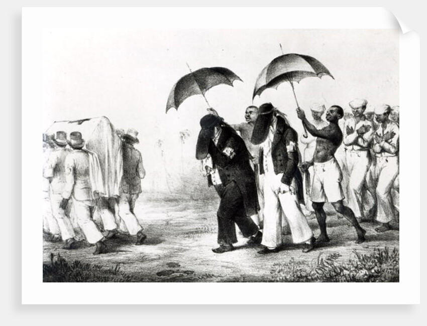 Negro Funeral Procession by Pierre J. Benoit