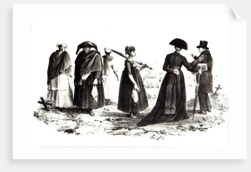 Cemetery at Parimaribo by Pierre J. Benoit