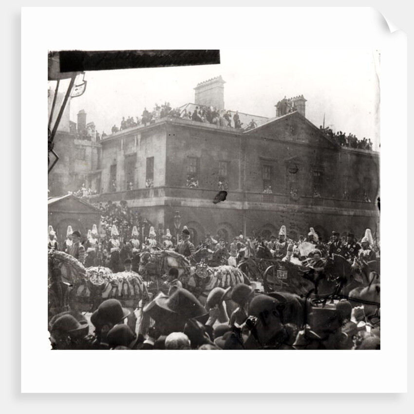 Jubilee Procession in Whitehall, 1887 by (after) English School