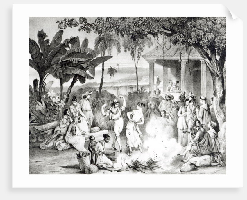 Landu Dance by Johann Moritz Rugendas