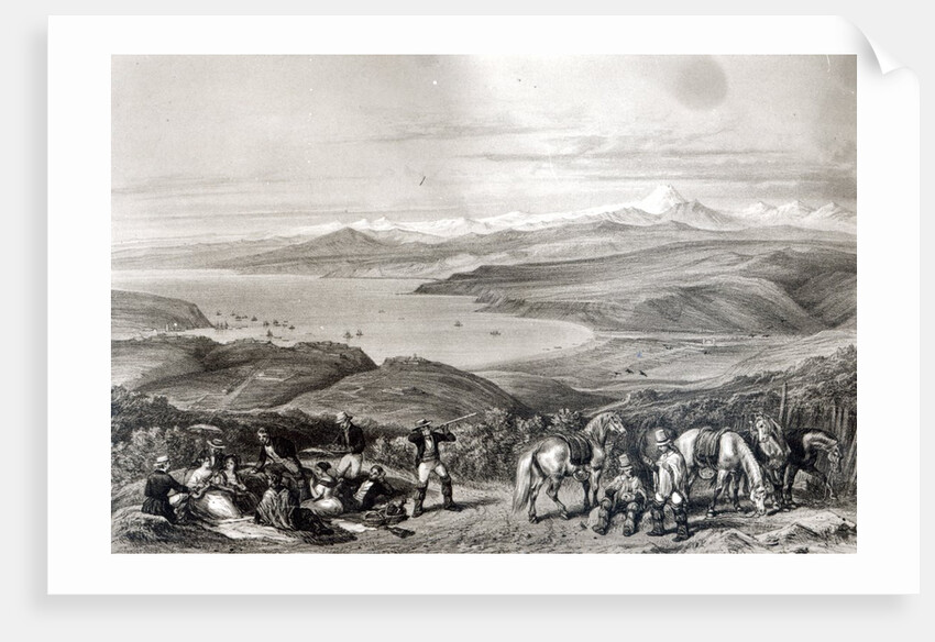 Distant View of the Aconcagua Volcano by Claudio Gay