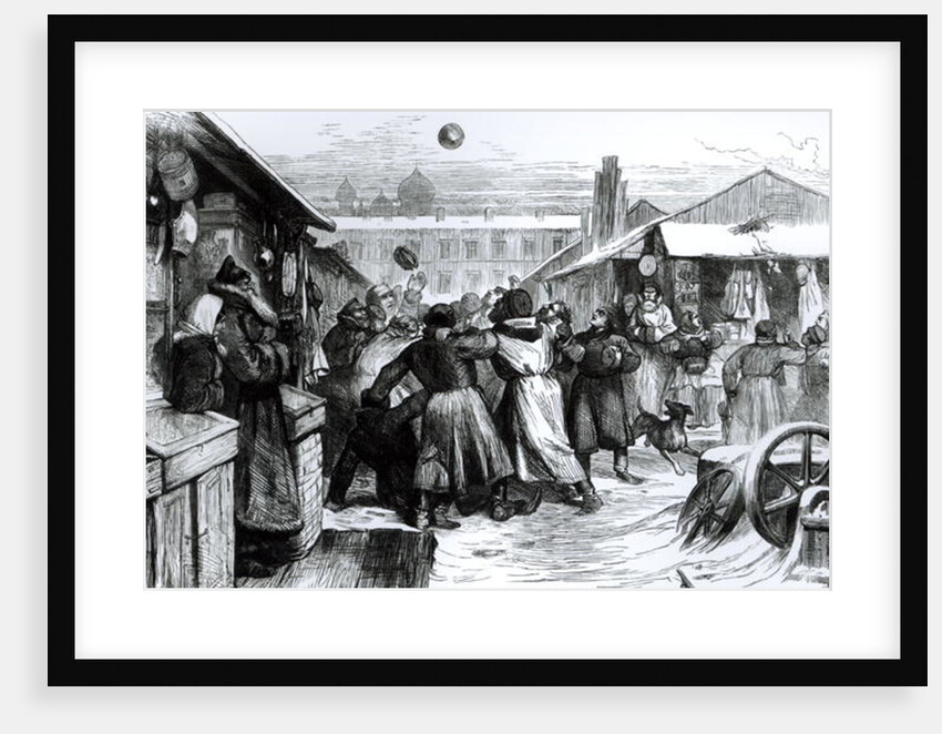 Football in the Jews' Market, St. Petersburg by English School