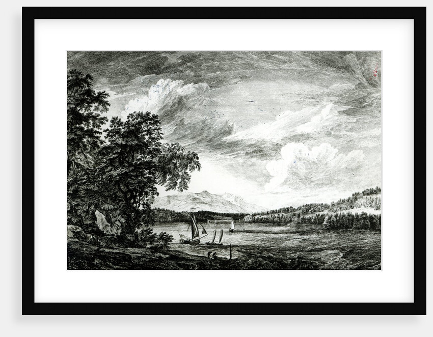 View of Hudson's River of Pakepsey by Paul Sandby
