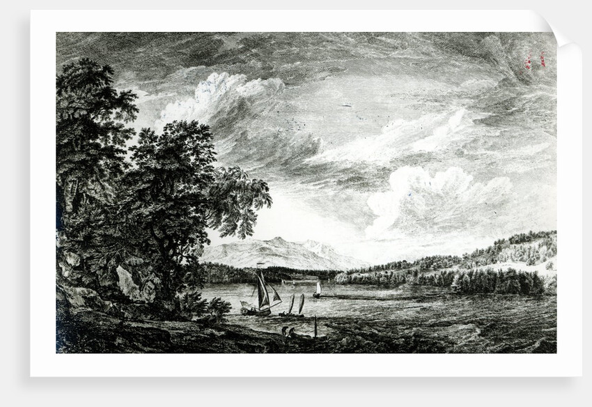 View of Hudson's River of Pakepsey by Paul Sandby