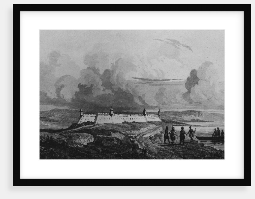 Ancient Fort on the Rio-Grande by French School