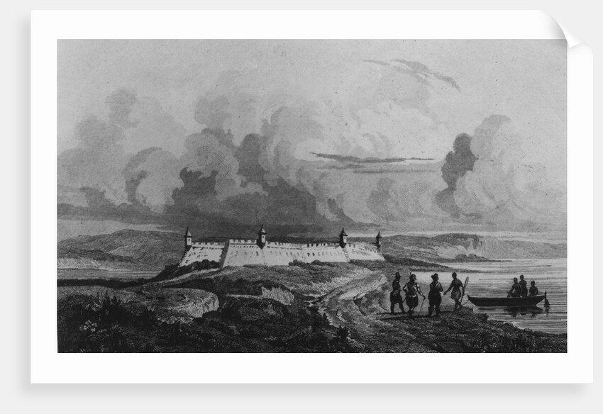 Ancient Fort on the Rio-Grande by French School