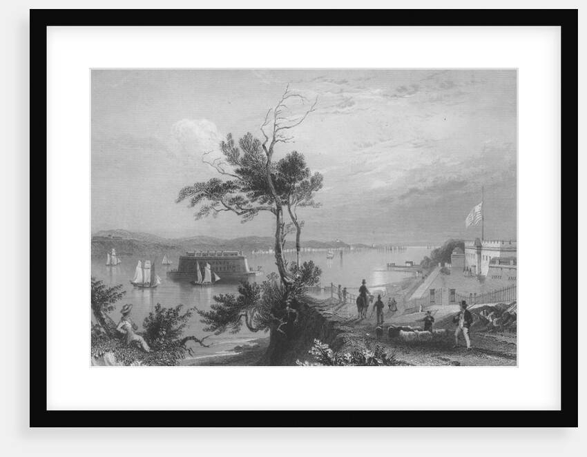 The Narrows from Fort Hamilton by William Henry Bartlett