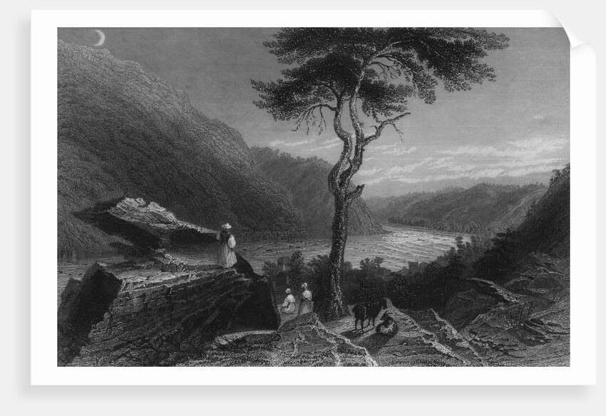The Valley of the Shenandoah, from Jefferson Rock, 1838 by William Henry (after) Bartlett