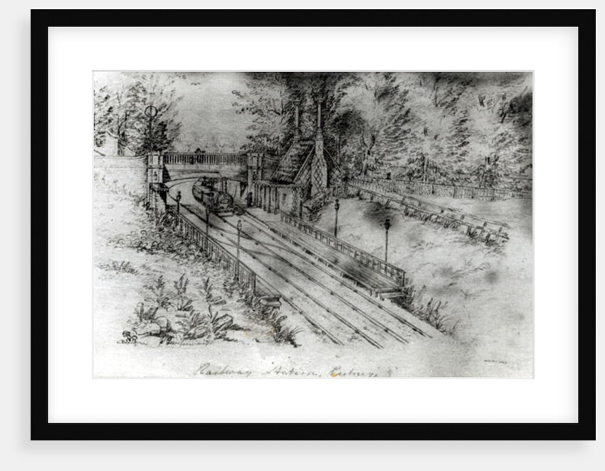 Putney Railway Station by English School