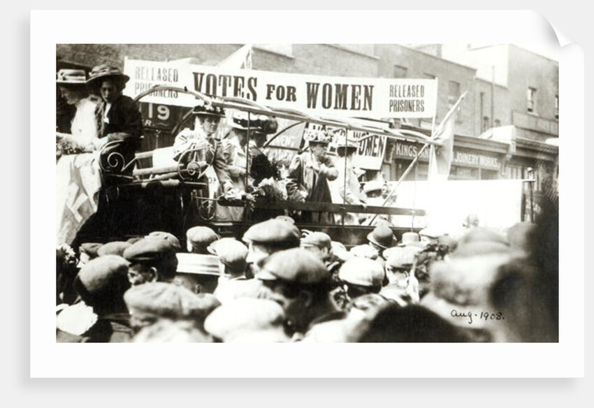 Votes for Women, August 1908 by English Photographer