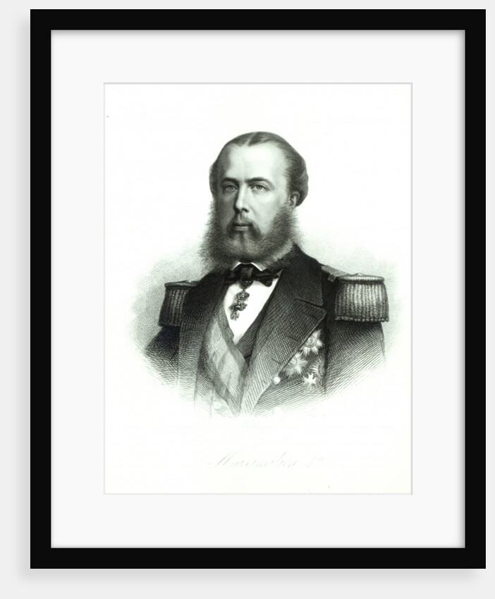 Portrait of Emperor Maximilian of Mexico, 1864 by English School